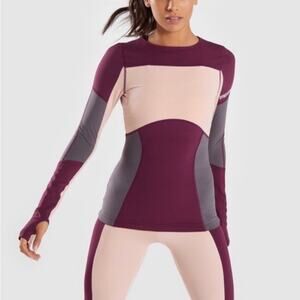 NWT Gymshark Illusion Long Sleeve Top